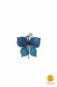 small butterfly-shaped magnet blue