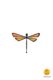 dragonfly-shaped magnet orange little