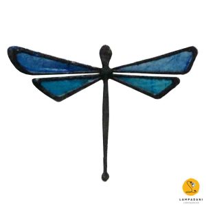 dragonfly-shaped magnet blue